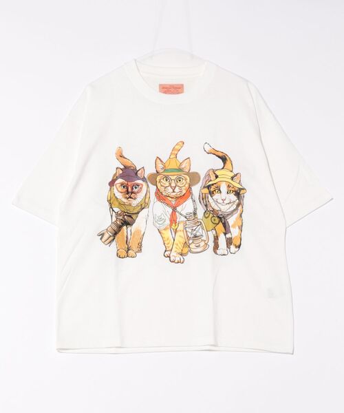 CORISCO(コリスコ)の「【CORISCO/コリスコ】アニマルプリントTシャツ(Tシャツ/カットソー・メンズ・ベージュ系その他6/ブラック系/ブラック系その他7/ベージュ系その他4/ベージュ系その他/ブラック系その他4/ベージュ系その他2/ブラック系その他6/ホワイト系その他3/ホワイト系その他/ホワイト系その他5/ホワイト系/ホワイト系その他6/ホワイト系その他7/ブラック系その他2/ブラック系その他/ブラック系その他5/ベージュ系その他5/ベージュ系その他3/ブラック系その他3/ホワイト系その他4・MEDIUM/LARGE)」の4枚目の写真