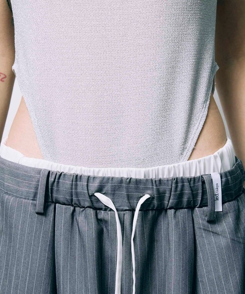 led.tokyo(レッドトウキョウ)の「【led.tokyo】CAMI BODY SUIT/キャミボディスーツ(キャミソール・レディース・ホワイト/レッド/グレー/ブラック・FREE)」の15枚目の写真