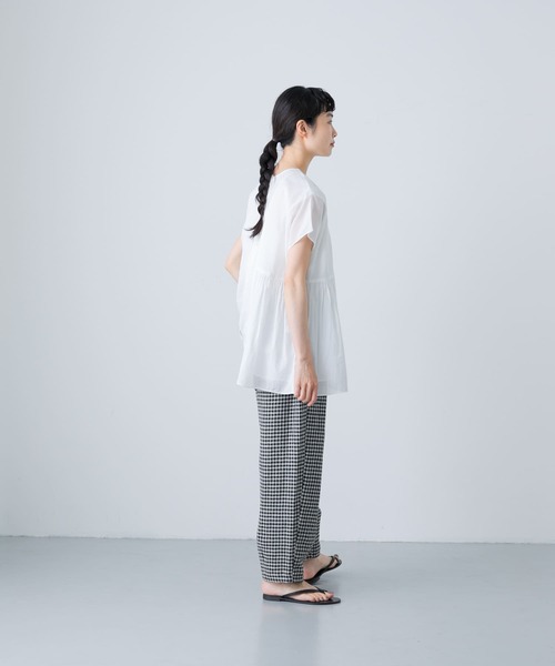 クロップドチェックパンツ（その他パンツ）｜かぐれ（カグレ）の