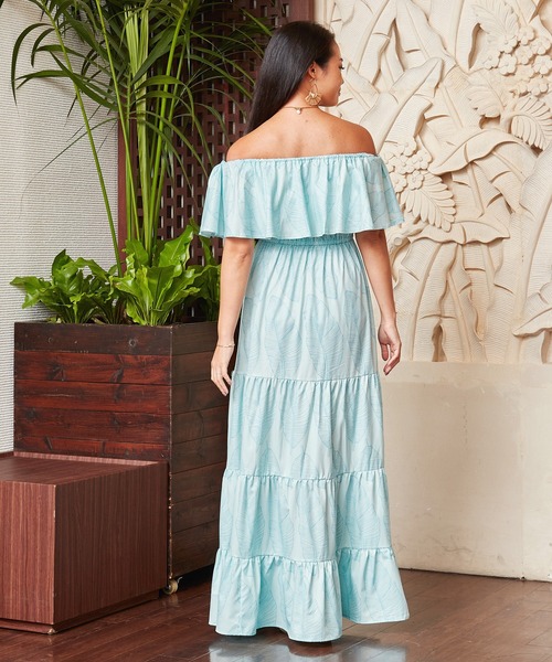 Maunaloa(マウナロア)の「【Maunaloa】フリルカラーWAYワンピース(ドレス・レディース・ブルー系その他/レッド/ピンク/ブルー・FREE)」の11枚目の写真