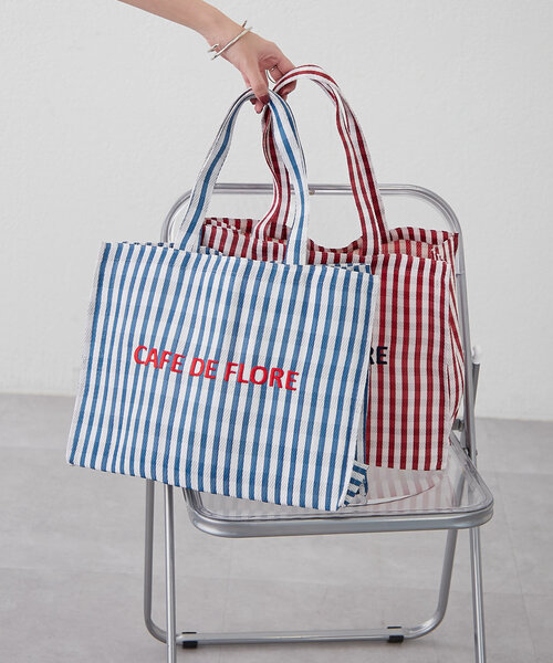 【送料・関税無料】ツイル トートバッグ ギンガム Gingham logo totebag / ギンガム ロゴ トートバッグ（トート