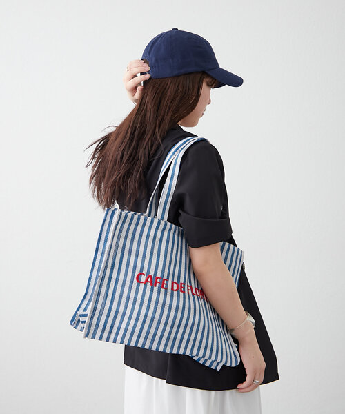 セール】ギンガムロゴBAG（トートバッグ）｜mystic