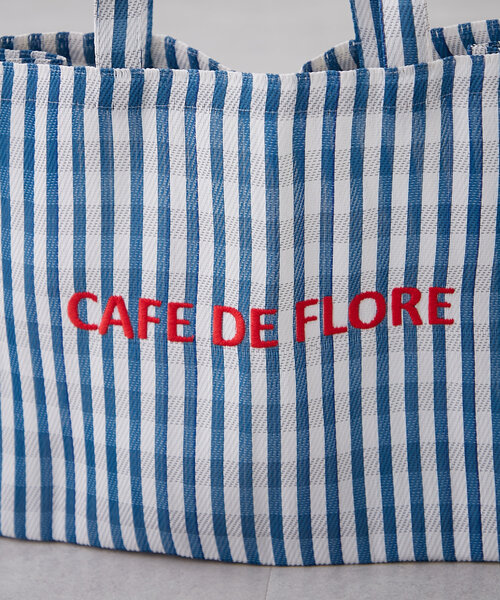 mystic（ミスティック）の「ギンガムロゴBAG（トートバッグ・レディース・ブルー/レッド・ONE SIZE）」の6枚目の写真