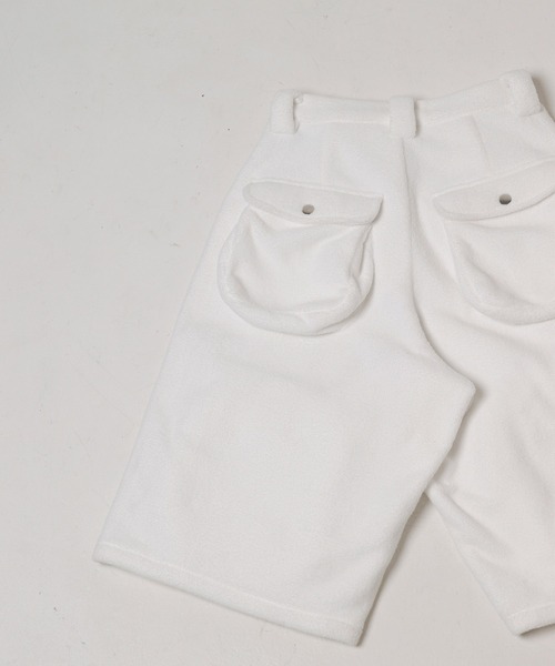 a2o パイルワイドカーゴパンツ Mサイズ a2o】パイルワイドカーゴショーツ（その他パンツ）｜a2o（エーツーオー