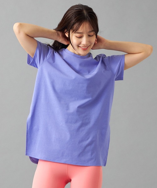 tシャツ EasyCare+スリットTシャツ レディース EasyCare+スリットTシャツ（Tシャツ/カットソー）｜Chacott