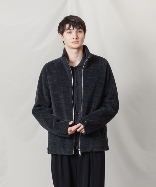 セール】WO/ALPACA ボア ジップアップブルゾン / WO/ALPACA BOA ZIP UP