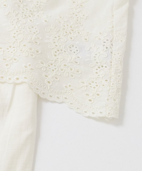 URBAN RESEARCH Sonny Label（アーバンリサーチサニーレーベル）の「エンブロイダリーコットンキャミ×パンツセット（セットアップ・レディース・ブラック/アイボリー/チャコールグレー・FREE）」の7枚目の写真