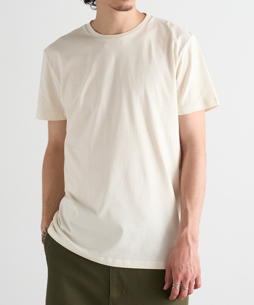 TRUSS（トラス）の「【TRUSS】ベーシックスタイル Tシャツ TRS-700（Tシャツ/カットソー・メンズ・ホワイト/ピンク/ライム/ブラック/ライトピンク/ネイビー/ライトイエロー/ナチュラル/ブルー・S/L/XL/M）」の3枚目の写真