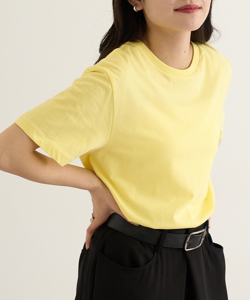 TRUSS（トラス）の「【TRUSS】ベーシックスタイル Tシャツ TRS-700（Tシャツ/カットソー・メンズ・ホワイト/ピンク/ライム/ブラック/ライトピンク/ネイビー/ライトイエロー/ナチュラル/ブルー・S/L/XL/M）」の7枚目の写真