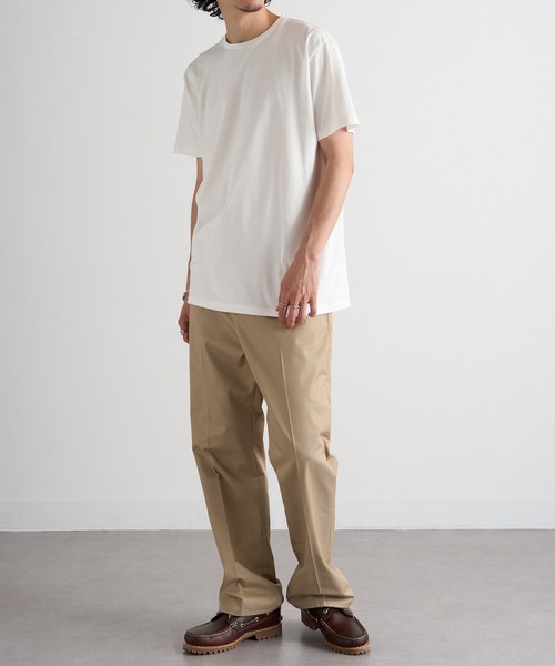 TRUSS（トラス）の「【TRUSS】ベーシックスタイル Tシャツ TRS-700（Tシャツ/カットソー・メンズ・ホワイト/ピンク/ライム/ブラック/ライトピンク/ネイビー/ライトイエロー/ナチュラル/ブルー・S/L/XL/M）」の21枚目の写真