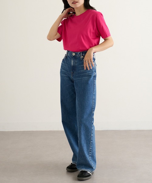 TRUSS（トラス）の「【TRUSS】ベーシックスタイル Tシャツ TRS-700（Tシャツ/カットソー・メンズ・ホワイト/ピンク/ライム/ブラック/ライトピンク/ネイビー/ライトイエロー/ナチュラル/ブルー・S/L/XL/M）」の15枚目の写真