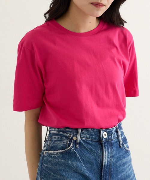 TRUSS（トラス）の「【TRUSS】ベーシックスタイル Tシャツ TRS-700（Tシャツ/カットソー・メンズ・ホワイト/ピンク/ライム/ブラック/ライトピンク/ネイビー/ライトイエロー/ナチュラル/ブルー・S/L/XL/M）」の12枚目の写真