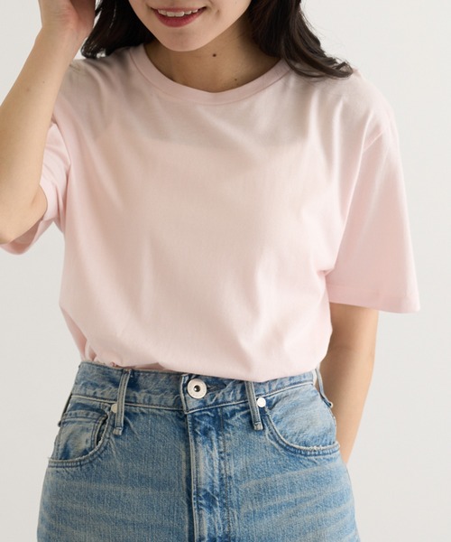 TRUSS（トラス）の「【TRUSS】ベーシックスタイル Tシャツ TRS-700（Tシャツ/カットソー・メンズ・ホワイト/ピンク/ライム/ブラック/ライトピンク/ネイビー/ライトイエロー/ナチュラル/ブルー・S/L/XL/M）」の16枚目の写真