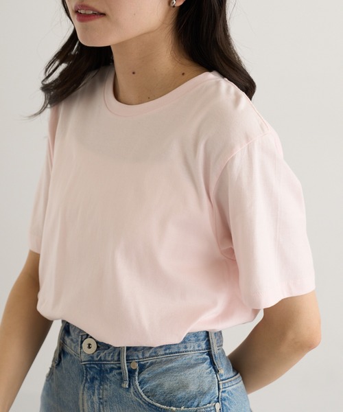 TRUSS（トラス）の「【TRUSS】ベーシックスタイル Tシャツ TRS-700（Tシャツ/カットソー・メンズ・ホワイト/ピンク/ライム/ブラック/ライトピンク/ネイビー/ライトイエロー/ナチュラル/ブルー・S/L/XL/M）」の18枚目の写真