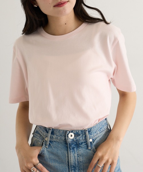 TRUSS（トラス）の「【TRUSS】ベーシックスタイル Tシャツ TRS-700（Tシャツ/カットソー・メンズ・ホワイト/ピンク/ライム/ブラック/ライトピンク/ネイビー/ライトイエロー/ナチュラル/ブルー・S/L/XL/M）」の17枚目の写真