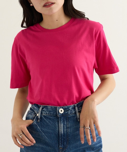 TRUSS（トラス）の「【TRUSS】ベーシックスタイル Tシャツ TRS-700（Tシャツ/カットソー・メンズ・ホワイト/ピンク/ライム/ブラック/ライトピンク/ネイビー/ライトイエロー/ナチュラル/ブルー・S/L/XL/M）」の11枚目の写真