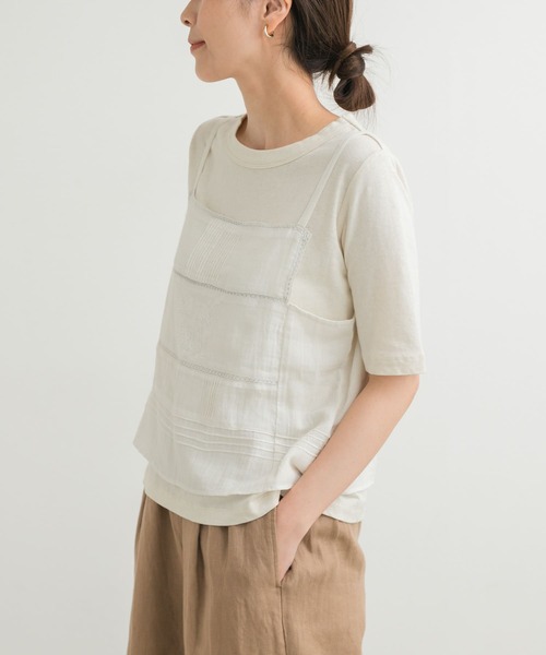 URBAN RESEARCH DOORS（アーバンリサーチドアーズ）の「『別注』olu’ment×DOORS　コットンモス刺繍キャミソール（キャミソール・レディース・アイボリー・ONE）」の12枚目の写真