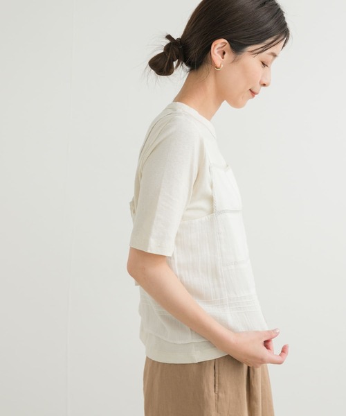 URBAN RESEARCH DOORS（アーバンリサーチドアーズ）の「『別注』olu’ment×DOORS　コットンモス刺繍キャミソール（キャミソール・レディース・アイボリー・ONE）」の15枚目の写真