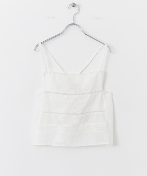 URBAN RESEARCH DOORS（アーバンリサーチドアーズ）の「『別注』olu’ment×DOORS　コットンモス刺繍キャミソール（キャミソール・レディース・アイボリー・ONE）」の16枚目の写真
