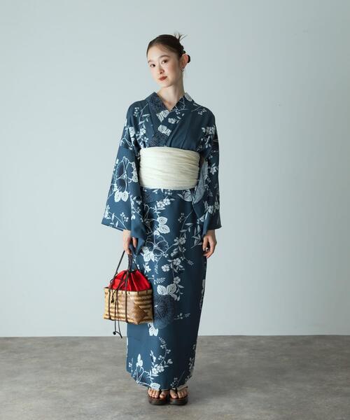 SENSE OF PLACE 浴衣3点セットワンピース SENSE OF PLACE｜浴衣3点セットワンピース(変織紅梅) | Rakuten