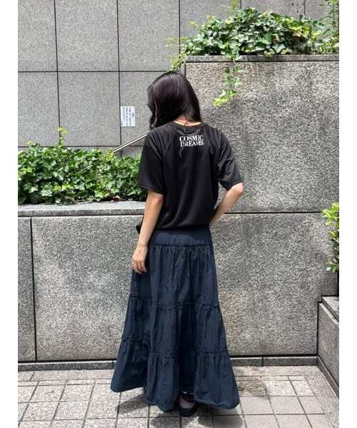 OBEY(オベイ)の「【OBEY / オベイ】 PLAZA ACTIVE TOP 131080369-25U(Tシャツ/カットソー・レディース・チャコールグレー/ブラック・SMALL/MEDIUM)」の6枚目の写真