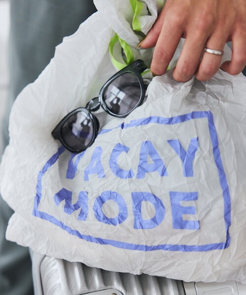 FREAK'S STORE（フリークスストア）の「【Beach & Festival】シワ加工エコバッグ（エコバッグ/サブバッグ・メンズ・グリーン/パープル・ONE SIZE）」の5枚目の写真