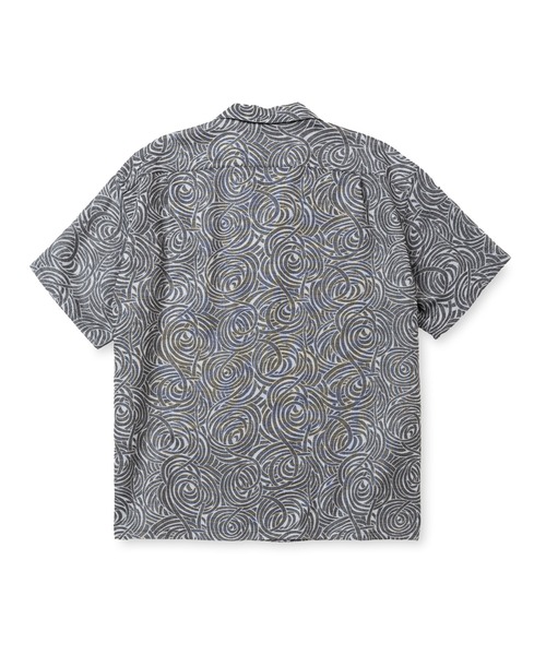 CALEE（キャリー）の「SPIRAL JACQUARD CHAMBRAY S/S SH（シャツ/ブラウス・メンズ・ブラック×グレー・MEDIUM/LARGE/X-LARGE）」の3枚目の写真