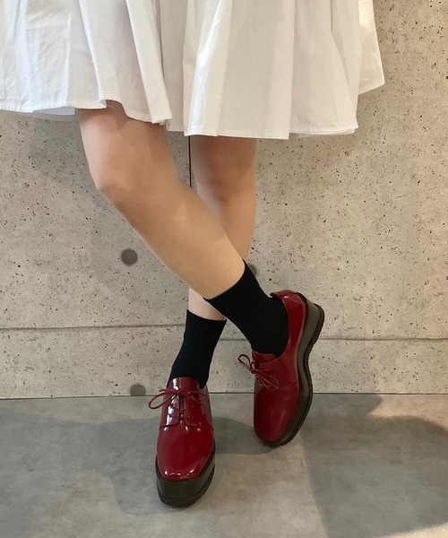 Jeffrey Campbell(ジェフリーキャンベル)の「厚底レースアップシューズ(ドレスシューズ・レディース・ブラック/レッド・35/36/37/38/39)」の19枚目の写真