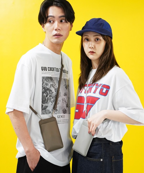En serio TOKYO（エンソリオトーキョー）の「スマホショルダーバッグ（ボディバッグ/ウエストポーチ・メンズ・グレー/ブラック/ベージュ・FREE）」の12枚目の写真