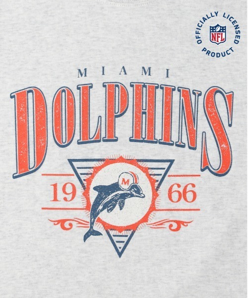 Right-on(ライトオン)の「【NFL】マイアミ・ドルフィンズプリントTシャツ(Tシャツ/カットソー・キッズ・キナリ/ターコイズブルー・130/140/150/160)」の3枚目の写真