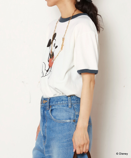 GOOD ROCK SPEED / グッドロックスピード】別注Mickey / ringer T-sh