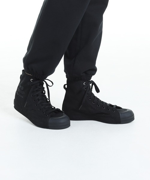 【関税送料込!!★特価】Y-3 ブラック Nizza Hi スニーカー Y-3 Nizza Hi Sneakers | Black | FARFETCH