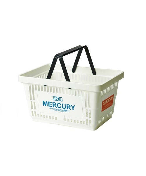 MERCURY（マーキュリー）の「マーキュリー マーケットバスケット（収納グッズ・レディース・ブラック/カーキ/ブルー/ホワイト/ベージュ/イエロー・FREE）」の2枚目の写真