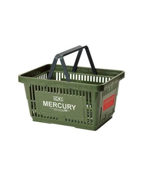 MERCURY（マーキュリー）の「マーキュリー マーケットバスケット（収納グッズ・レディース・ブラック/カーキ/ブルー/ホワイト/ベージュ/イエロー・FREE）」の4枚目の写真