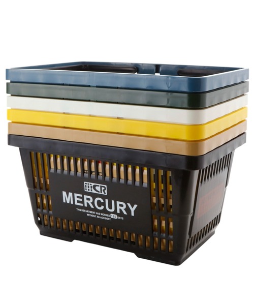 MERCURY（マーキュリー）の「マーキュリー マーケットバスケット（収納グッズ・レディース・ブラック/カーキ/ブルー/ホワイト/ベージュ/イエロー・FREE）」の9枚目の写真
