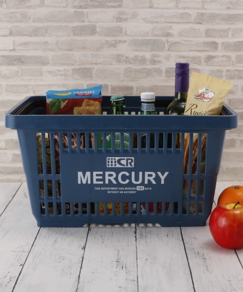 MERCURY（マーキュリー）の「マーキュリー マーケットバスケット（収納グッズ・レディース・ブラック/カーキ/ブルー/ホワイト/ベージュ/イエロー・FREE）」の10枚目の写真