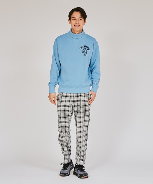 Champion Golf(チャンピオンゴルフ)の「【Champion/チャンピオン】メンズ GOLF テックウィーブテリーフレンチ タートルネックスウェットシャツ(スウェット・メンズ・ブラック/ブルー系その他2/グレー・LARGE/MEDIUM/X-LARGE)」の7枚目の写真