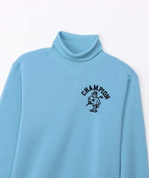 Champion Golf(チャンピオンゴルフ)の「【Champion/チャンピオン】メンズ GOLF テックウィーブテリーフレンチ タートルネックスウェットシャツ(スウェット・メンズ・ブラック/ブルー系その他2/グレー・LARGE/MEDIUM/X-LARGE)」の12枚目の写真