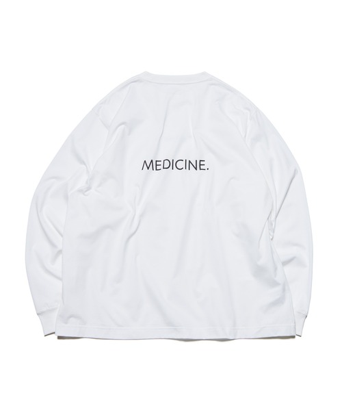 SOPHNET.（ソフネット）の「MEDICINE. L/S TEE（Tシャツ/カットソー・メンズ・ホワイト/ブラック/グリーン・1/2/4/3/5）」の2枚目の写真