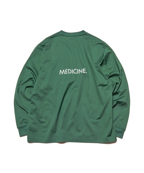 SOPHNET.（ソフネット）の「MEDICINE. L/S TEE（Tシャツ/カットソー・メンズ・ホワイト/ブラック/グリーン・1/2/4/3/5）」の3枚目の写真