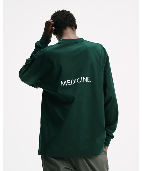 SOPHNET.（ソフネット）の「MEDICINE. L/S TEE（Tシャツ/カットソー・メンズ・ホワイト/ブラック/グリーン・1/2/4/3/5）」の10枚目の写真