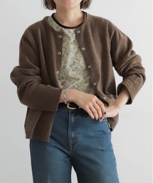 ノンブルアンペール　nombre impair　クルーネックニット　グレー NOMBRE IMPAIR（ノンブルアンペール）の「アンゴラウール 2WAY P