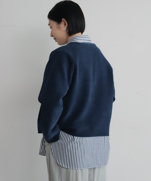 モールダブルニット ショートカーデ | NOMBRE IMPAIR