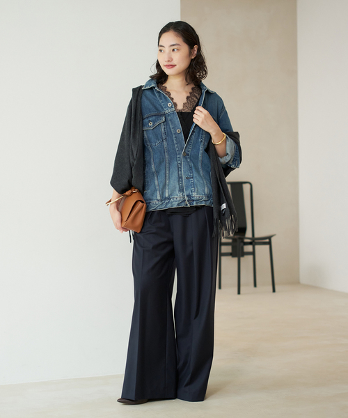 plage（プラージュ）の「《追加》デニムジャケット（デニムジャケット・レディース・ネイビー・40/38/36）」の2枚目の写真