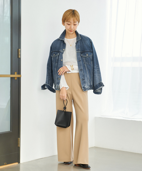 plage（プラージュ）の「《追加》デニムジャケット（デニムジャケット・レディース・ネイビー・40/38/36）」の5枚目の写真