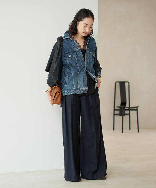 plage（プラージュ）の「《追加》デニムジャケット（デニムジャケット・レディース・ネイビー・40/38/36）」の7枚目の写真