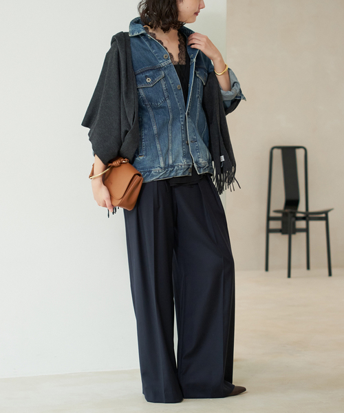 plage（プラージュ）の「《追加》デニムジャケット（デニムジャケット・レディース・ネイビー・40/38/36）」の8枚目の写真