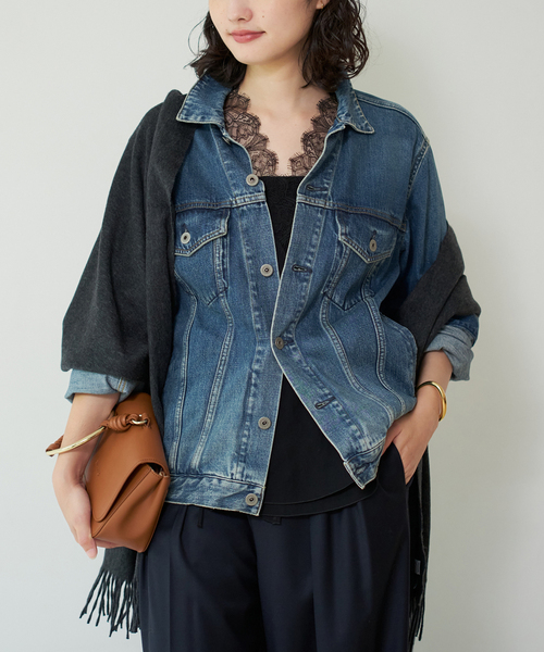 plage（プラージュ）の「《追加》デニムジャケット（デニムジャケット・レディース・ネイビー・40/38/36）」の11枚目の写真