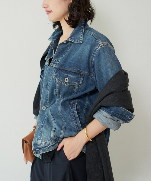 plage（プラージュ）の「《追加》デニムジャケット（デニムジャケット・レディース・ネイビー・40/38/36）」の12枚目の写真