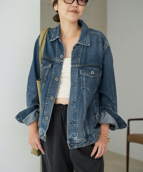 plage（プラージュ）の「《追加》デニムジャケット（デニムジャケット・レディース・ネイビー・40/38/36）」の17枚目の写真
